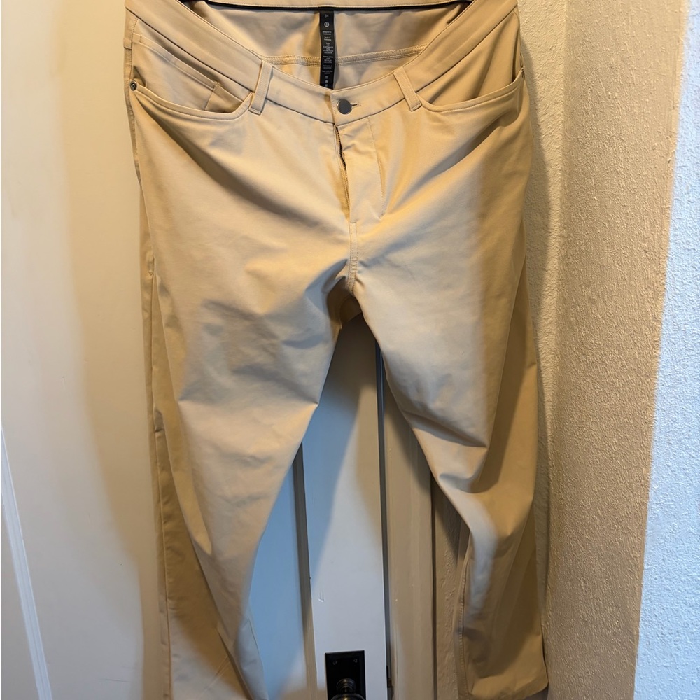 Lululemon ABC SlimFit Athletica Men's Khaki